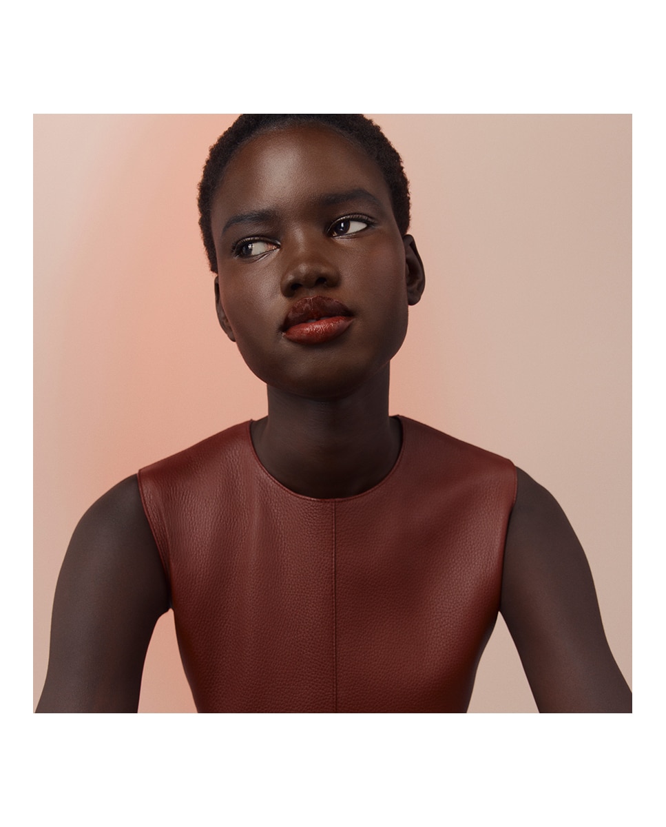 Imagen 7 de Brillo de labios aceite de cuidado infusionado Hermèsistible edición limitada Hermès - 07 Brun Segai 07 Brun Segai