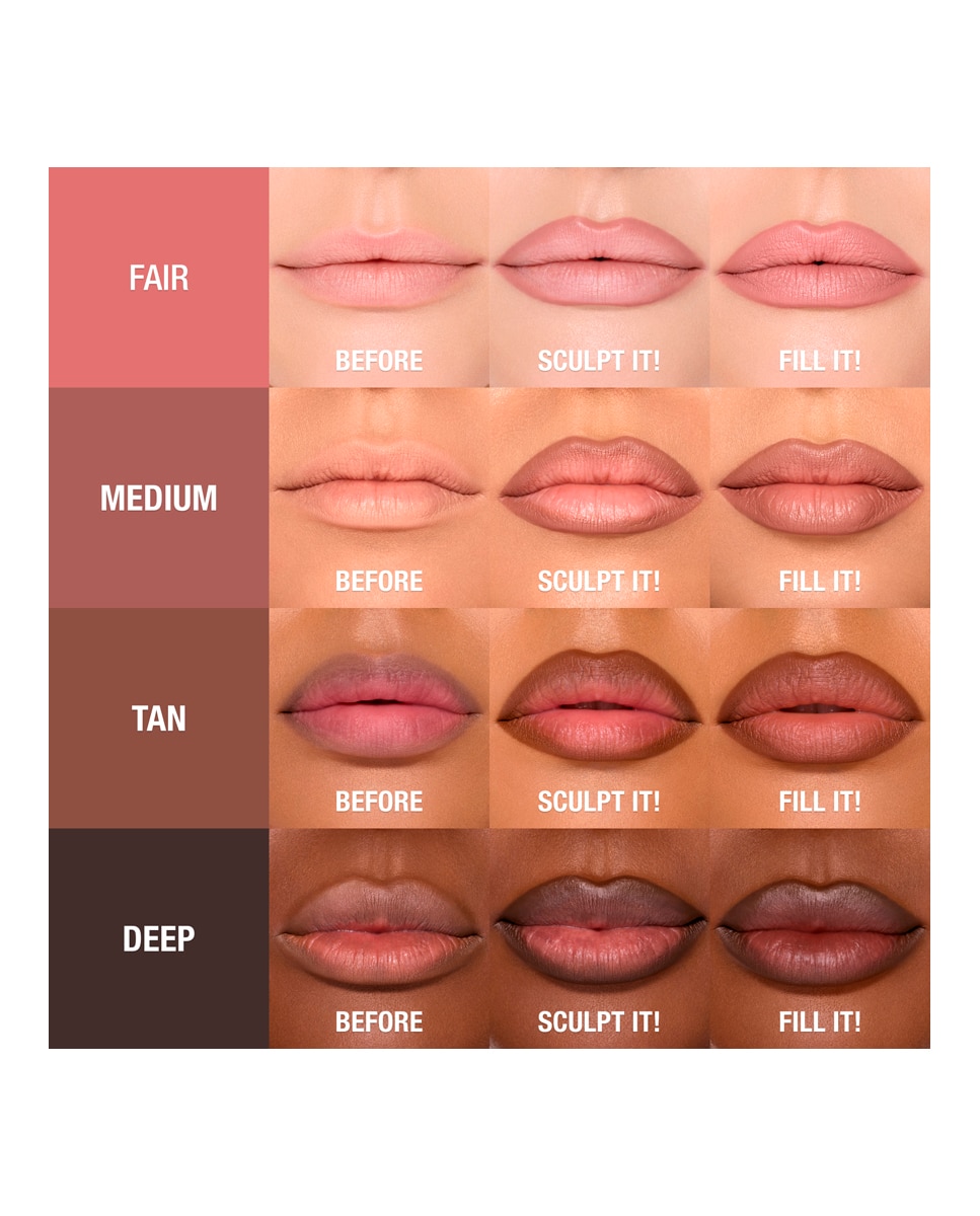Perfilador de Labios Lip Cheat Contour Duo Charlotte Tilbury - Medium Medium-7
