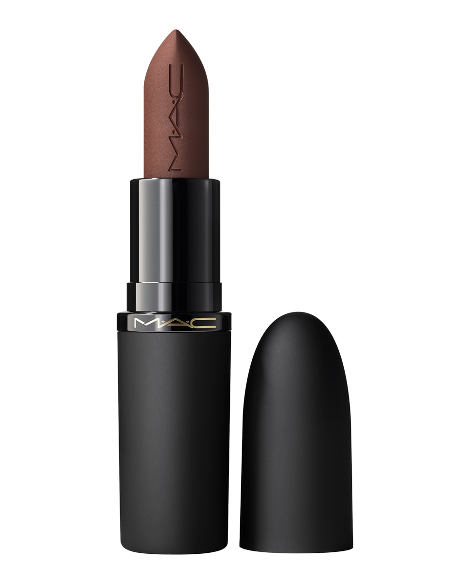 Barra De Labios Powder Kiss Hazy Matte Lipstick M.A.C - CHESTNUT 3.5 g CHESTNUT-1