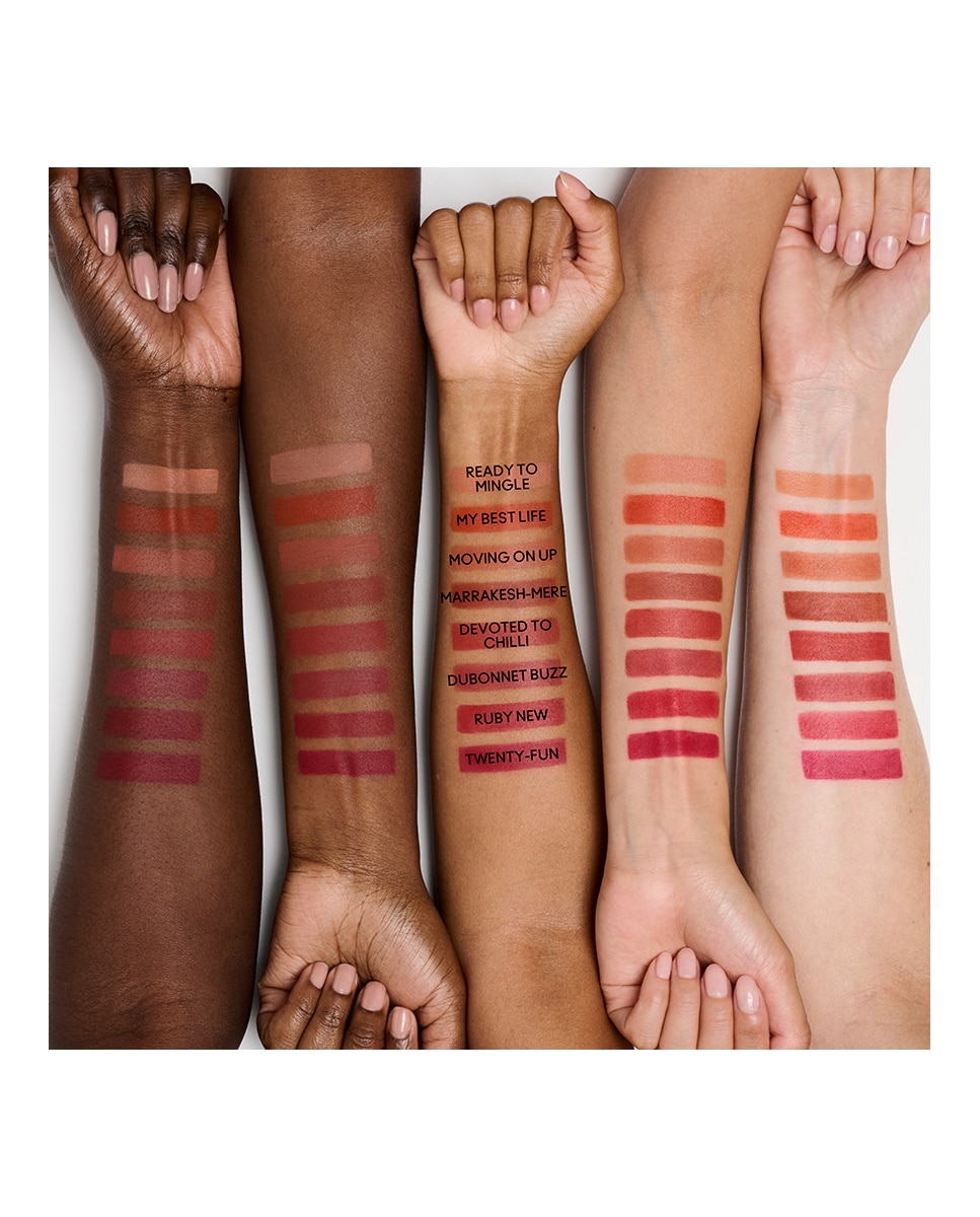 Barra De Labios Powder Kiss Hazy Matte Lipstick M.A.C - DEVOTED TO CHILI 3.5 g DEVOTED TO CHILI-3