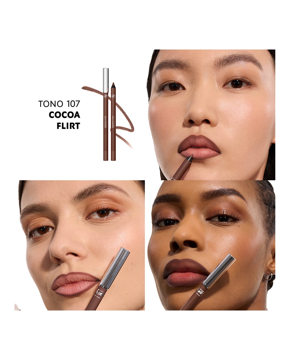 Delineador de Labios Lovenude Kiss Shaper Lip Liner Yves Saint Laurent - SPICY SMOKE SPICY SMOKE-6