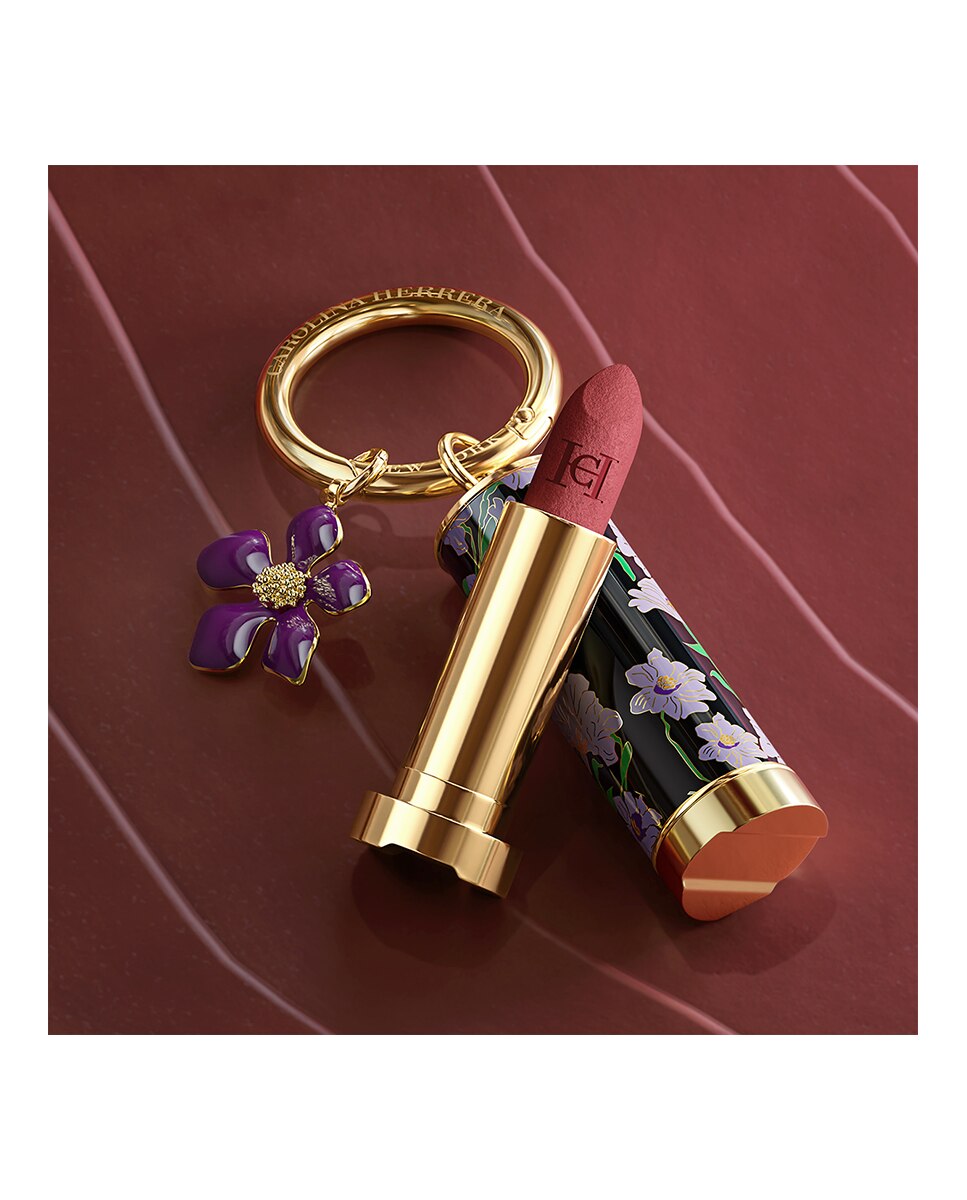 Carcasa Barra de Labios Fabulous Kiss Carolina Herrera - Purple Flower Purple Flower-5
