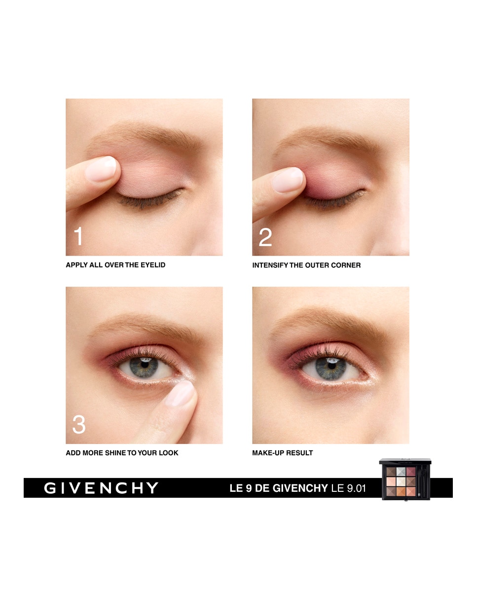 Paleta Sombra de ojos Le 9 Givenchy - N5 WARMEST BURGUNDY N5 WARMEST BURGUNDY-5