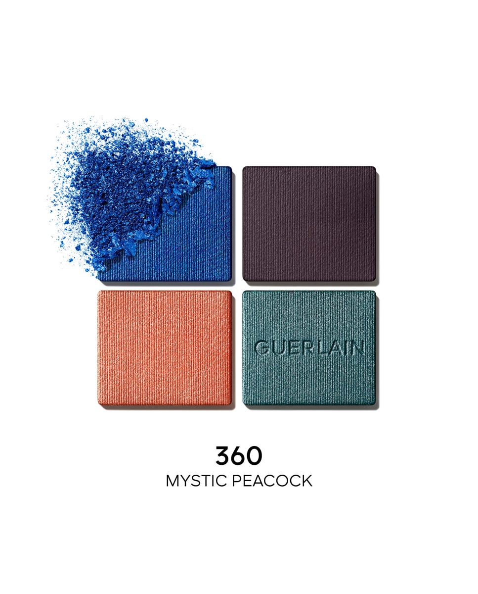 Paleta de Sombras de Ojos En 4 Tonos Ombres G Guerlain - 360 Mystic Peacock 360 Mystic Peacock-2