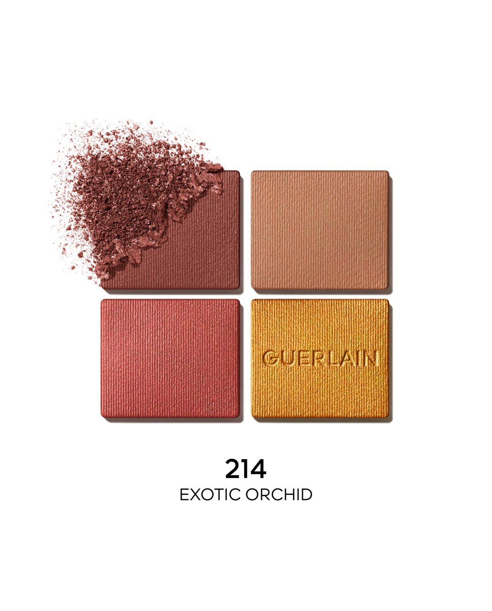 Paleta de Sombras de Ojos En 4 Tonos Ombres G Guerlain - 214 Exotic Orchid 214 Exotic Orchid-2