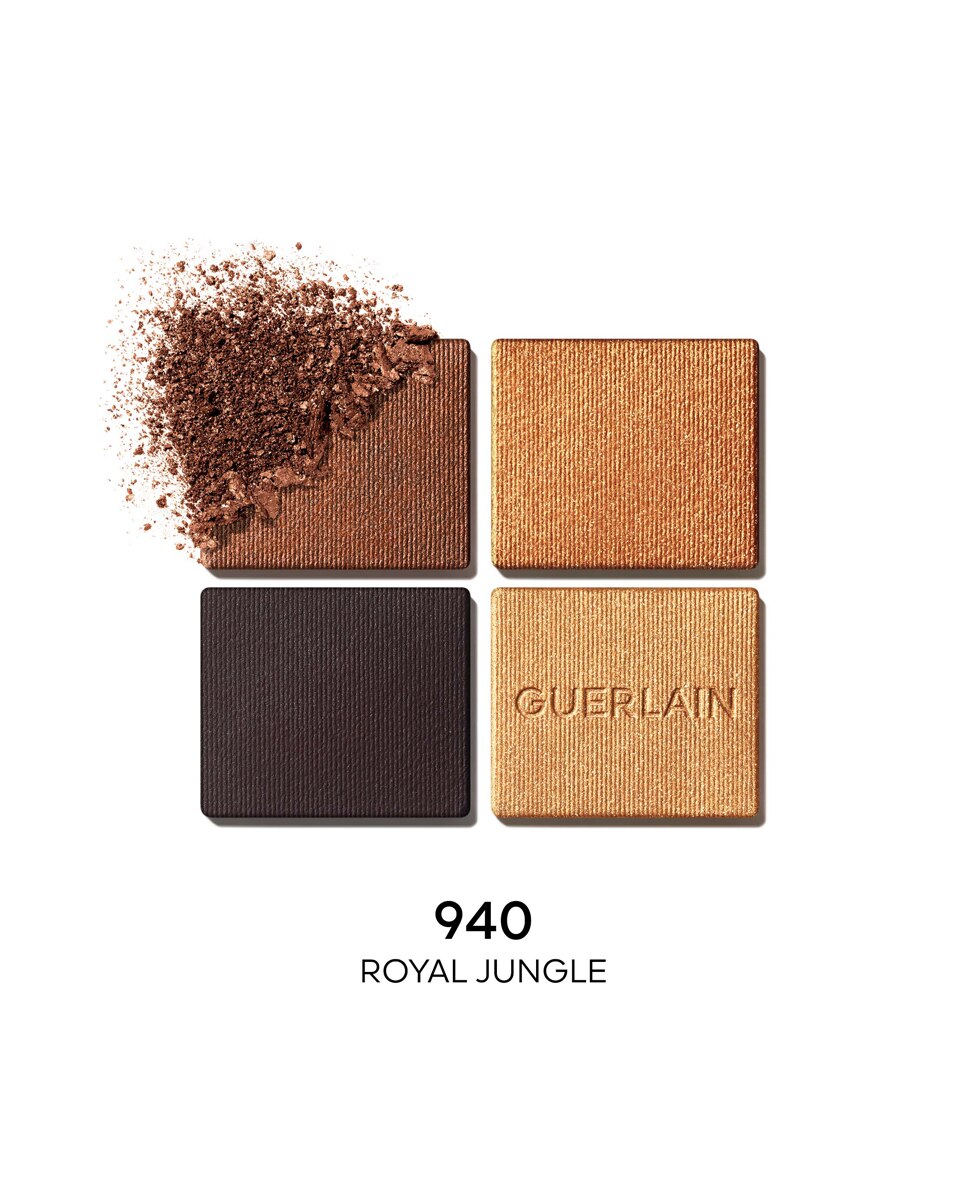 Paleta de Sombras de Ojos En 4 Tonos Ombres G Guerlain - 940 Royal Jungle 940 Royal Jungle-2