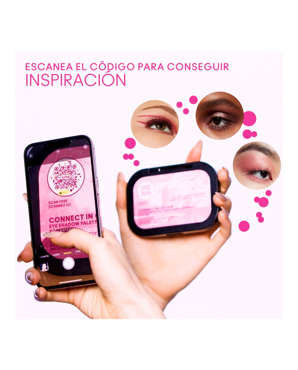 Connect In Colour Eye Shadow Palette Encrypted Kryptonite Paleta de Sombras - Rose Lens Rose Lens-9