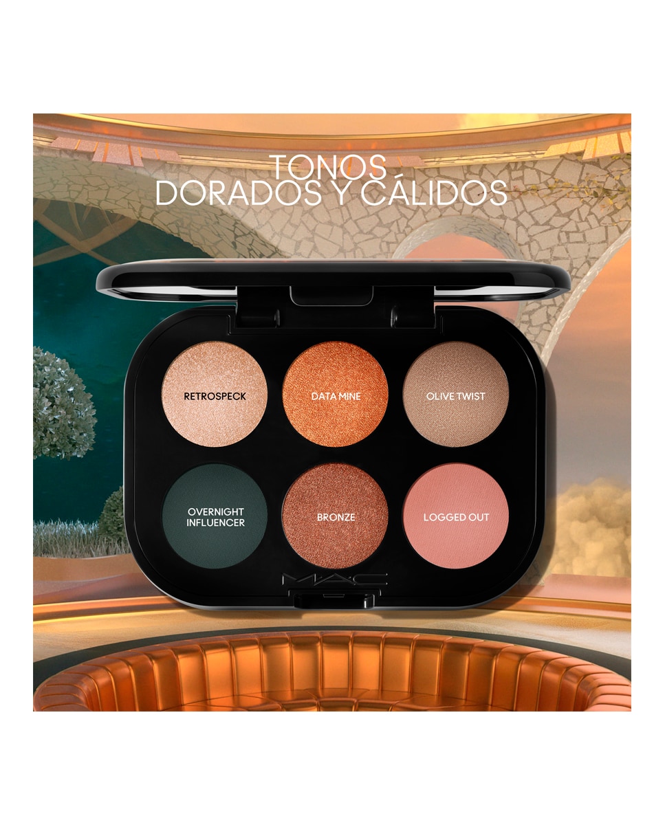 Connect In Colour Eye Shadow Palette Encrypted Kryptonite Paleta de Sombras - Bronze Influence Bronze Influence-3