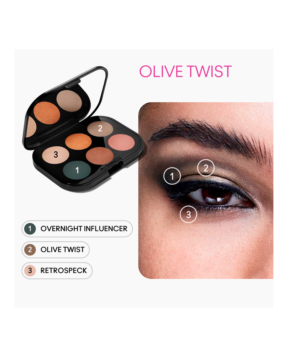 Connect In Colour Eye Shadow Palette Encrypted Kryptonite Paleta de Sombras - Bronze Influence Bronze Influence-10