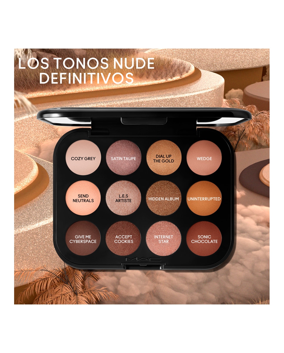 Connect In Colour Eye Shadow Palette Encrypted Kryptonite Paleta de Sombras - Unfiltered Nudes Unfiltered Nudes-2