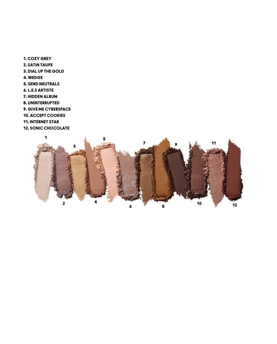 Connect In Colour Eye Shadow Palette Encrypted Kryptonite Paleta de Sombras - Unfiltered Nudes Unfiltered Nudes-3