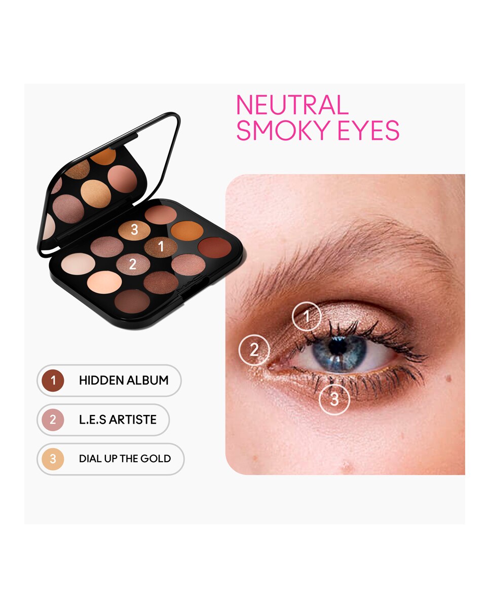 Connect In Colour Eye Shadow Palette Encrypted Kryptonite Paleta de Sombras - Unfiltered Nudes Unfiltered Nudes-9