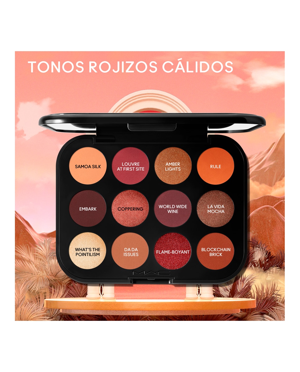 Connect In Colour Eye Shadow Palette Encrypted Kryptonite Paleta de Sombras - Future Flame Future Flame-2