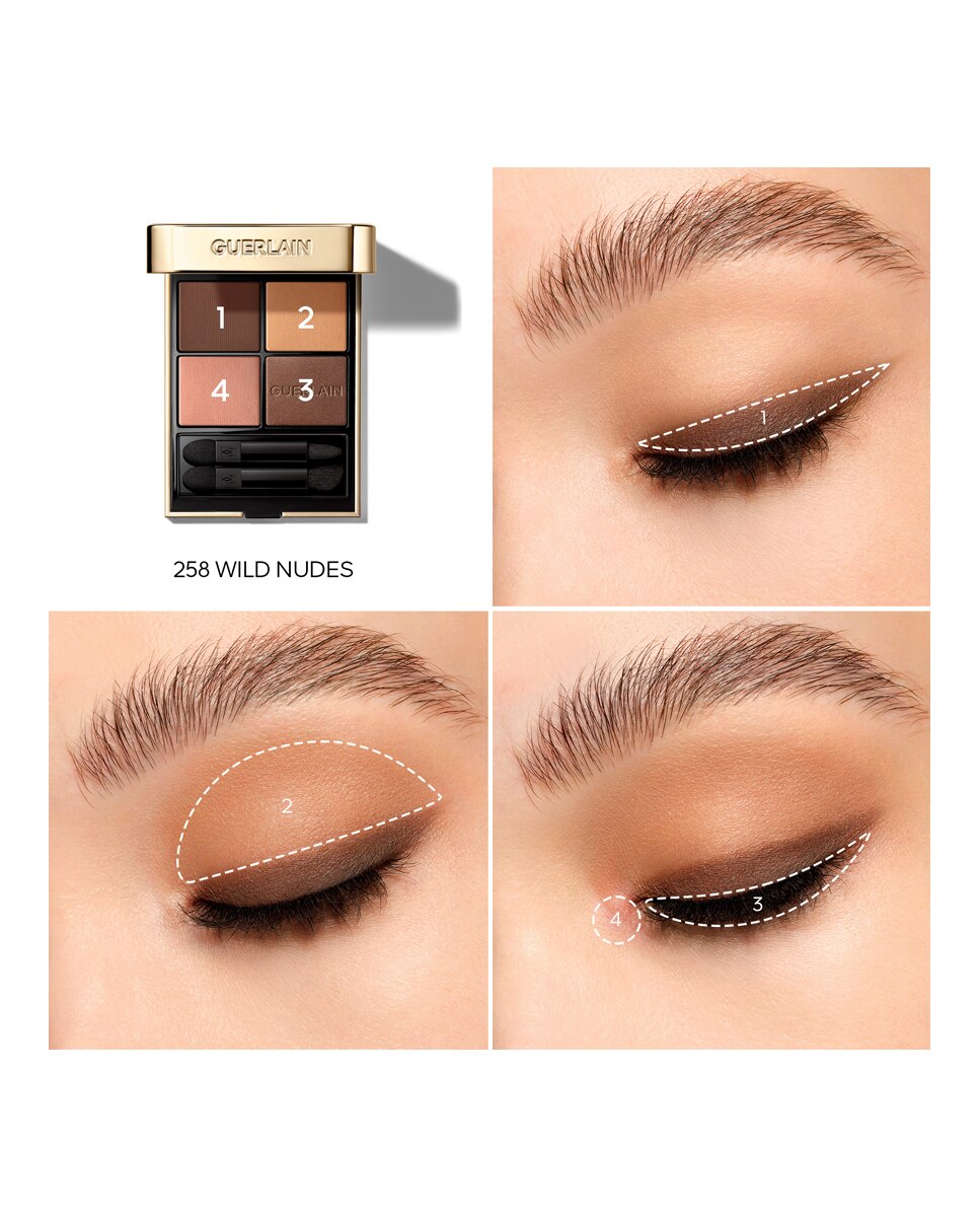 Paleta de Sombras de Ojos En 4 Tonos Ombres G Guerlain - 258 Wild Nudes 258 Wild Nudes-4