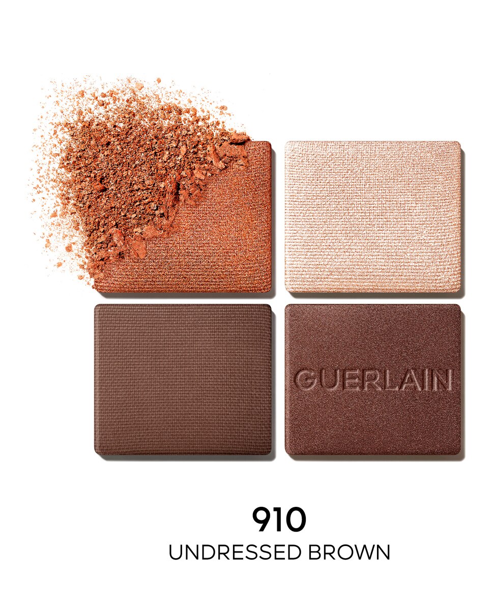 Paleta de Sombras de Ojos En 4 Tonos Ombres G Guerlain - 910 Undressed Brown 910 Undressed Brown-2