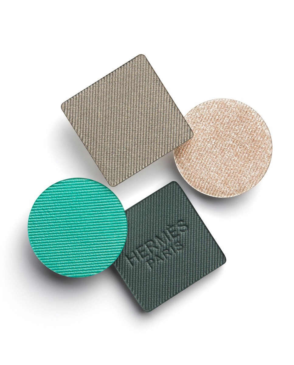 Recarga Paleta de cuarteto Sombras de ojos Ombres d'Hermès - 02 Ombres Végétales 02 Ombres Végétales-2