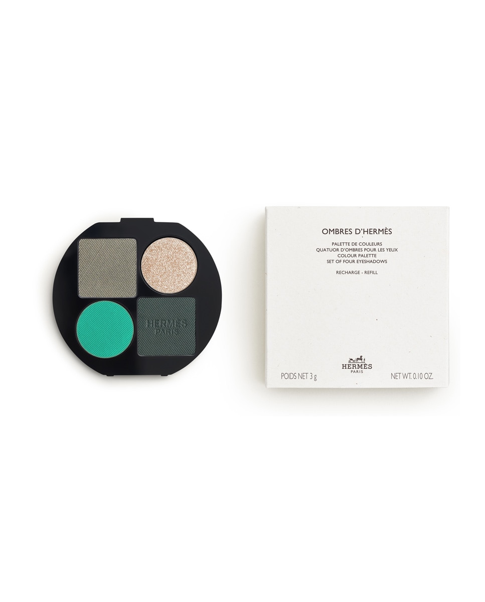 Recarga Paleta de cuarteto Sombras de ojos Ombres d'Hermès - 02 Ombres Végétales 02 Ombres Végétales-3