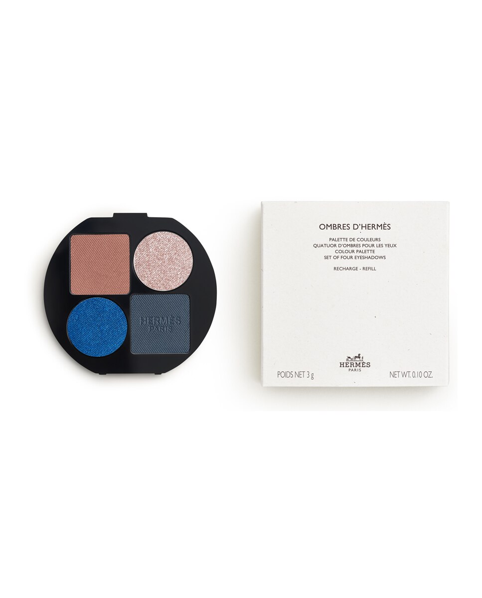 Imagen 2 de Recarga Paleta de cuarteto Sombras de ojos Ombres d'Hermès - 04 Ombres Marines 04 Ombres Marines