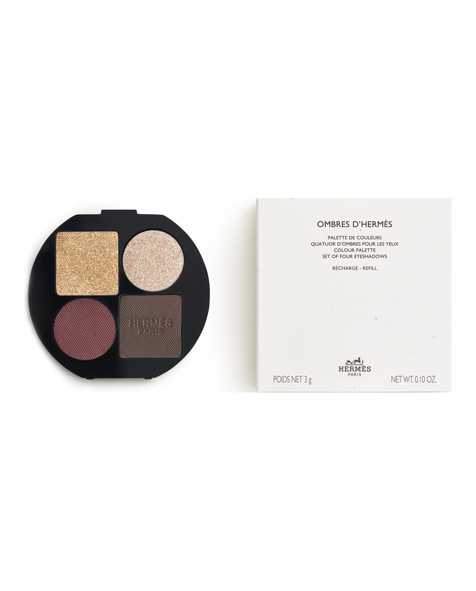 Recarga Paleta de cuarteto Sombras de ojos Ombres d'Hermès - 06 Ombres Mordorées 06 Ombres Mordorées-2