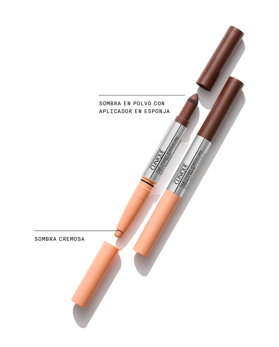 Sombra de ojos doble en stick High Impact Shadow Play™ Shadow Definer Clinique - Flame & Ember 4 ml Flame & Ember-6
