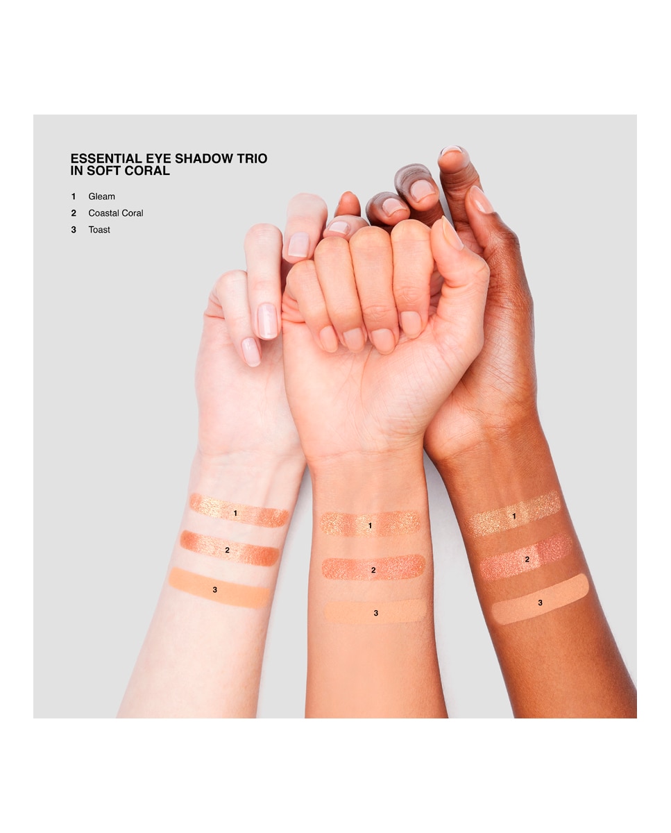 Paleta Sombra de Ojos Essential Eye Shadow Trios Bobbi Brown - SOFT CORAL 6 g SOFT CORAL-4