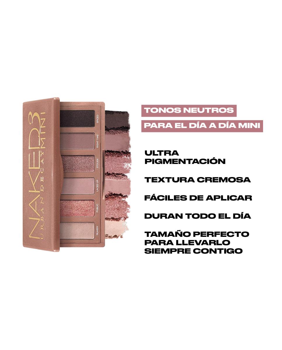 Paleta de Sombras Naked Mini 3 Urban Decay 6