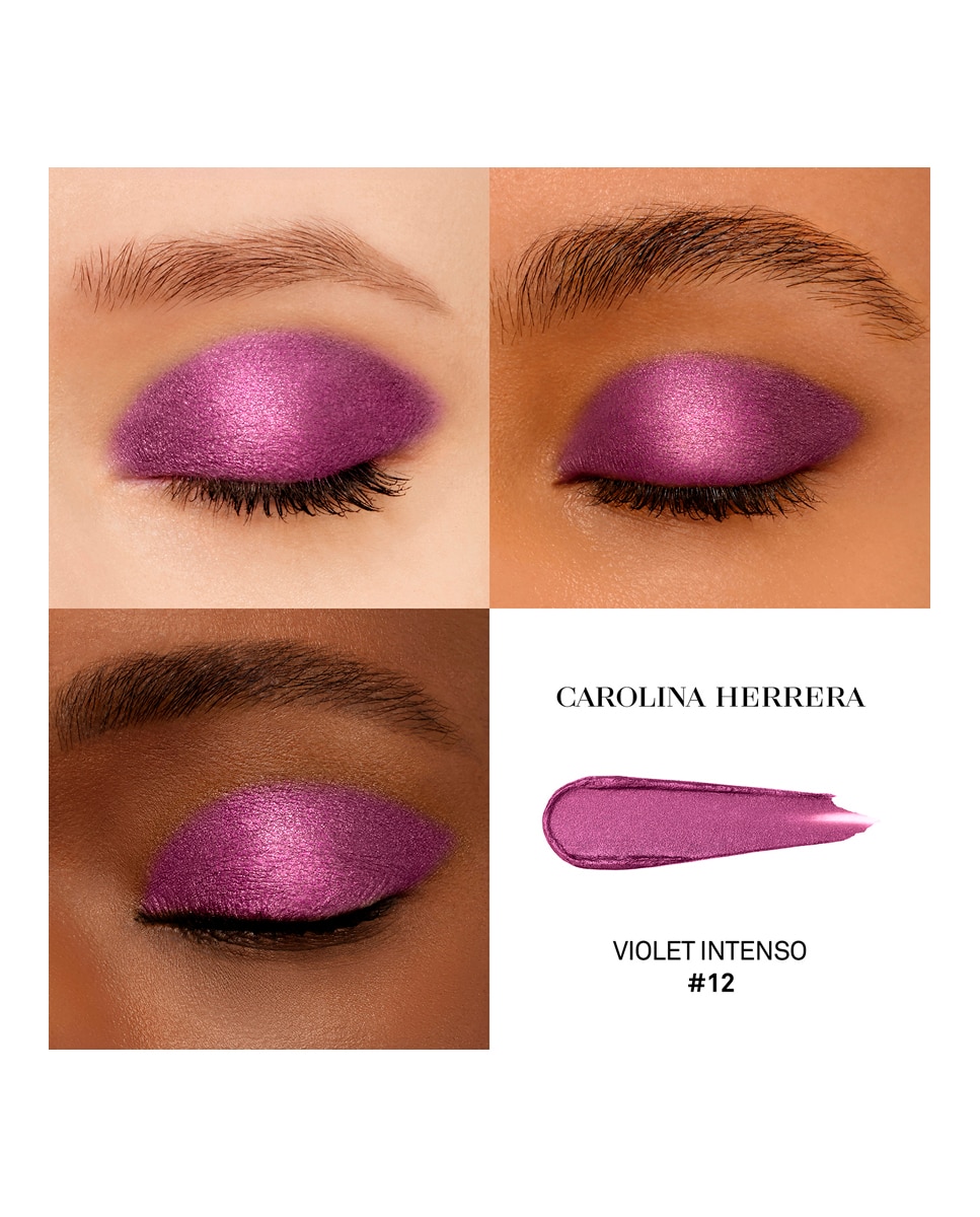 Sombra de ojos en stick Chic Eyeshadow Carolina Herrera - 12 Violet Intenso 12 Violet Intenso-4