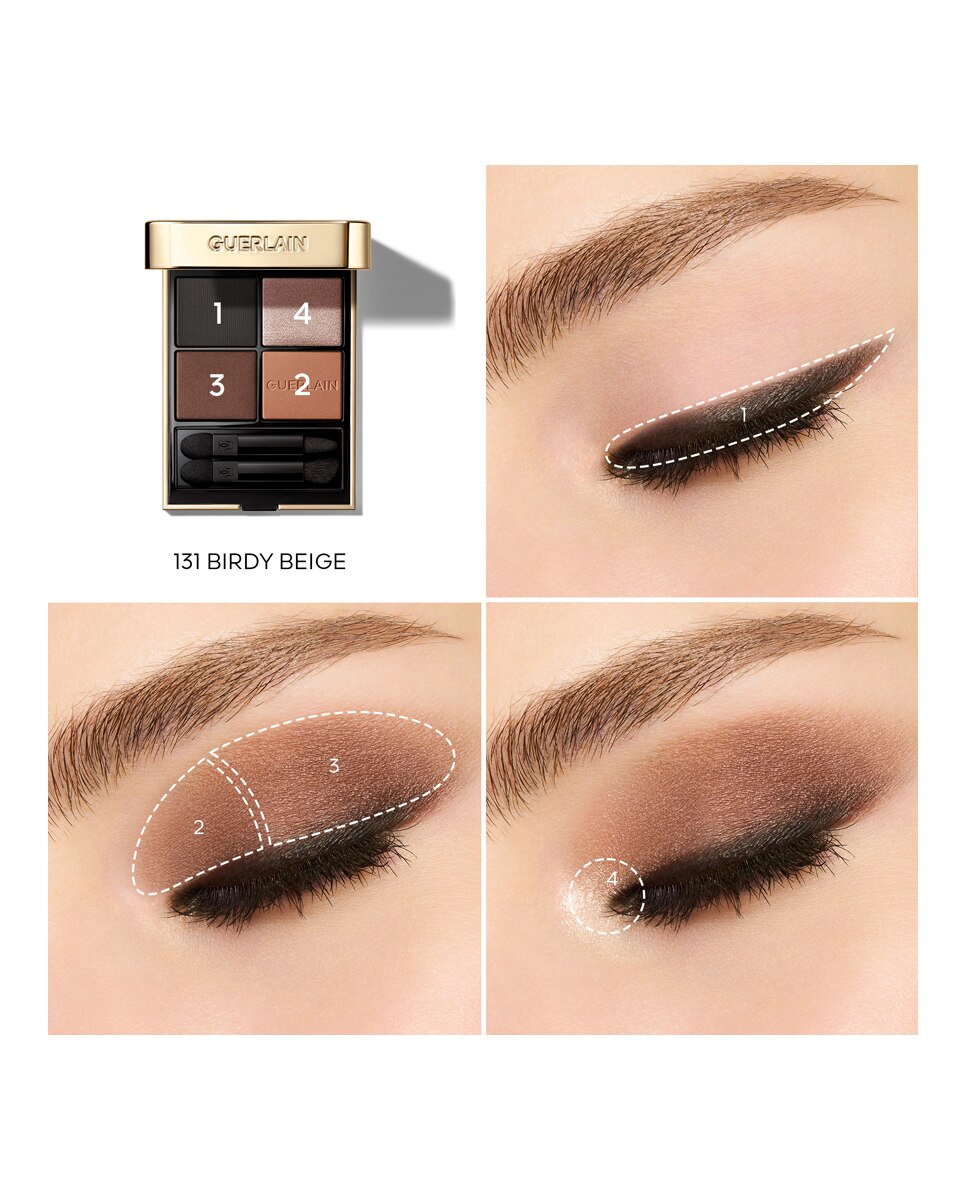 Paleta de Sombras de Ojos En 4 Tonos Ombres G Guerlain - Birdy Beige Birdy Beige-4