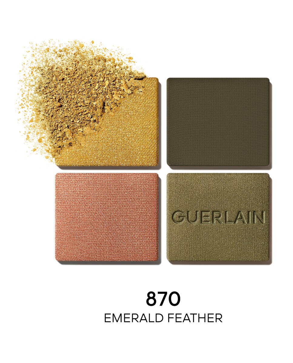 Paleta de Sombras de Ojos En 4 Tonos Ombres G Guerlain - Emerald Feather Emerald Feather-2