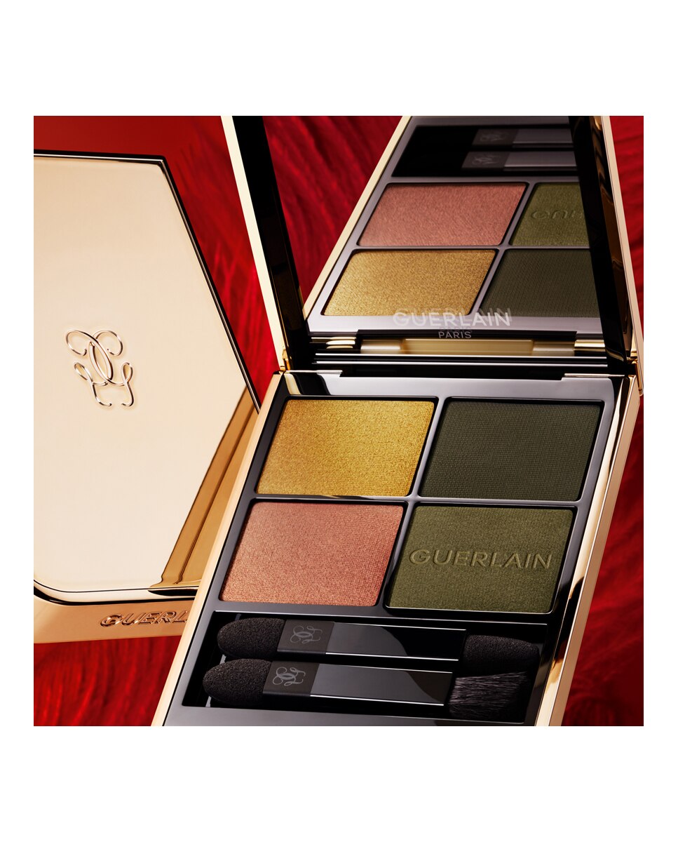 Paleta de Sombras de Ojos En 4 Tonos Ombres G Guerlain - Emerald Feather Emerald Feather-6