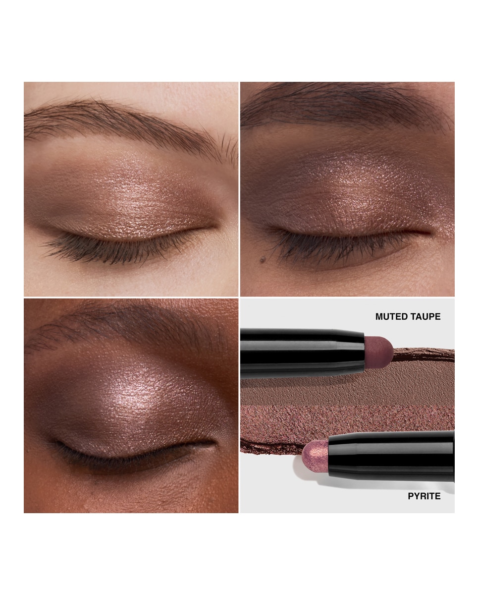 Sombras en stick Long Wear Cream Shadow Stick Duos Bobbi Brown - PYRITE/MUTED TA PYRITE/MUTED TA-3
