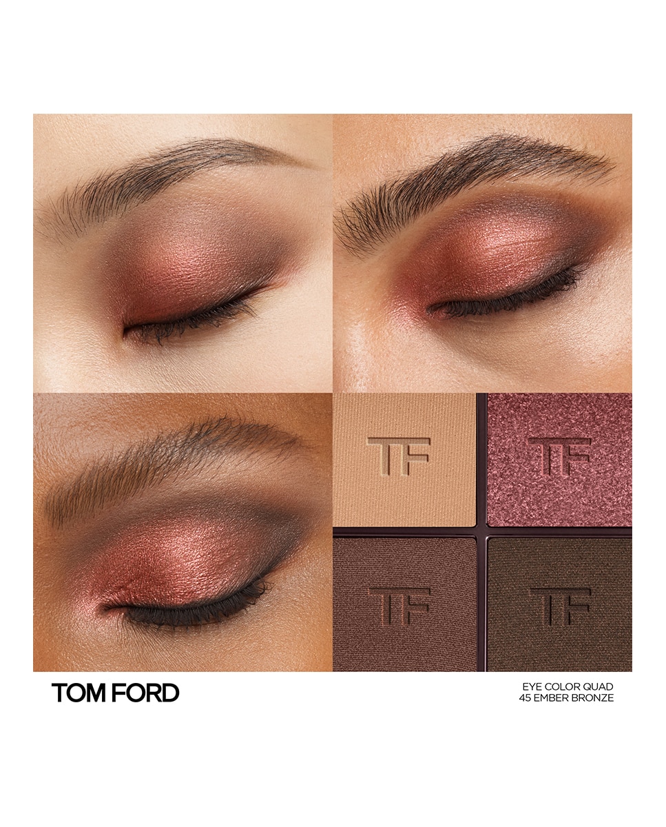 Imagen 2 de Paleta de sombras Runway Eye Color Quad Crème Tom Ford - EMBER BRONZE EMBER BRONZE