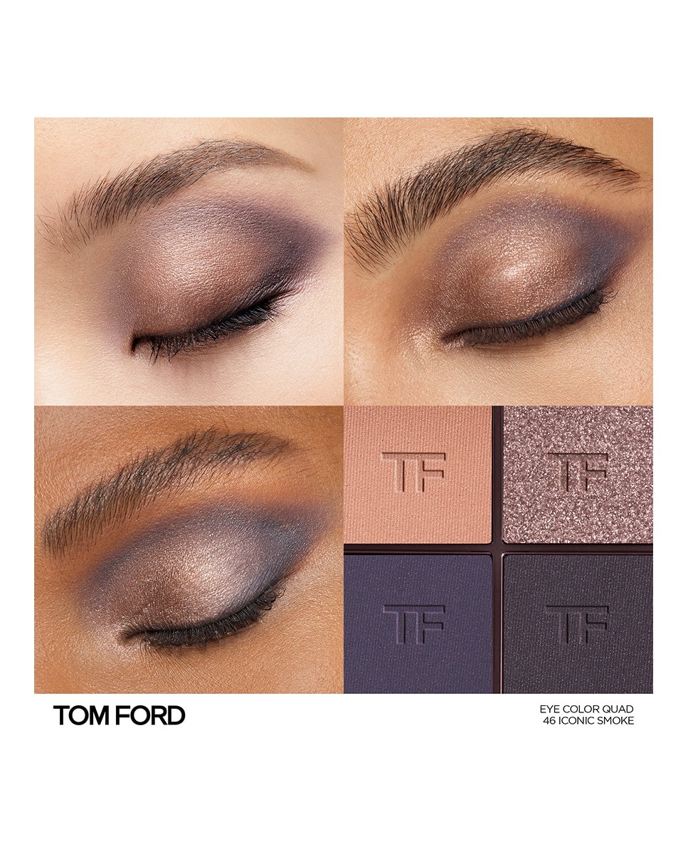 Paleta de sombras Runway Eye Color Quad Crème Tom Ford - ICONIC SMOKE ICONIC SMOKE-2