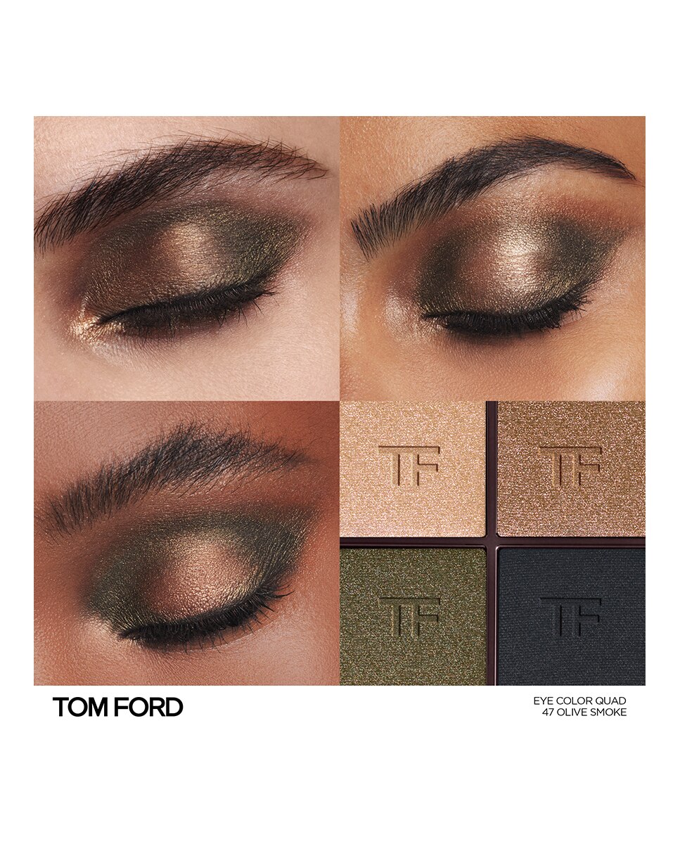 Paleta de sombras Runway Eye Color Quad Crème Tom Ford - OLIVE SMOKE OLIVE SMOKE-2