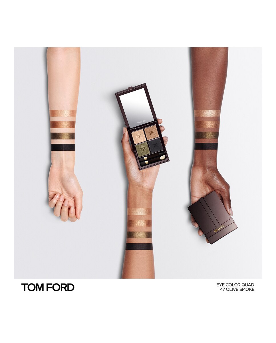 Paleta de sombras Runway Eye Color Quad Crème Tom Ford - OLIVE SMOKE OLIVE SMOKE-3