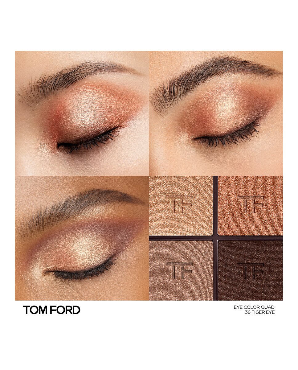 Paleta de sombras Runway Eye Color Quad Crème Tom Ford - TIGER EYE TIGER EYE-2