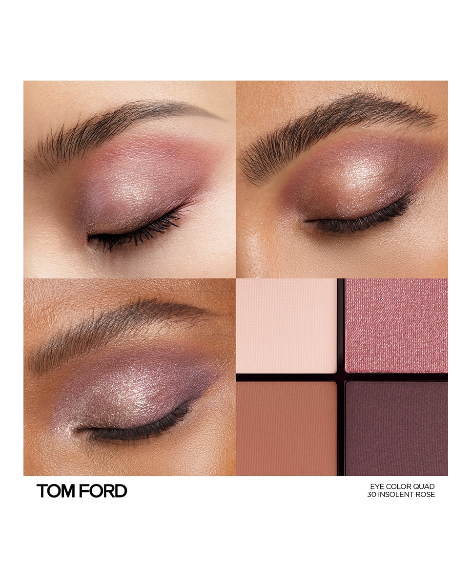 Paleta de sombras Runway Eye Color Quad Crème Tom Ford - INSOLENT ROSE INSOLENT ROSE-2