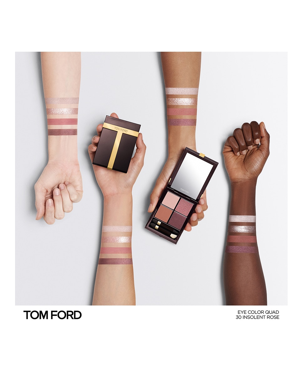Paleta de sombras Runway Eye Color Quad Crème Tom Ford - INSOLENT ROSE INSOLENT ROSE-3