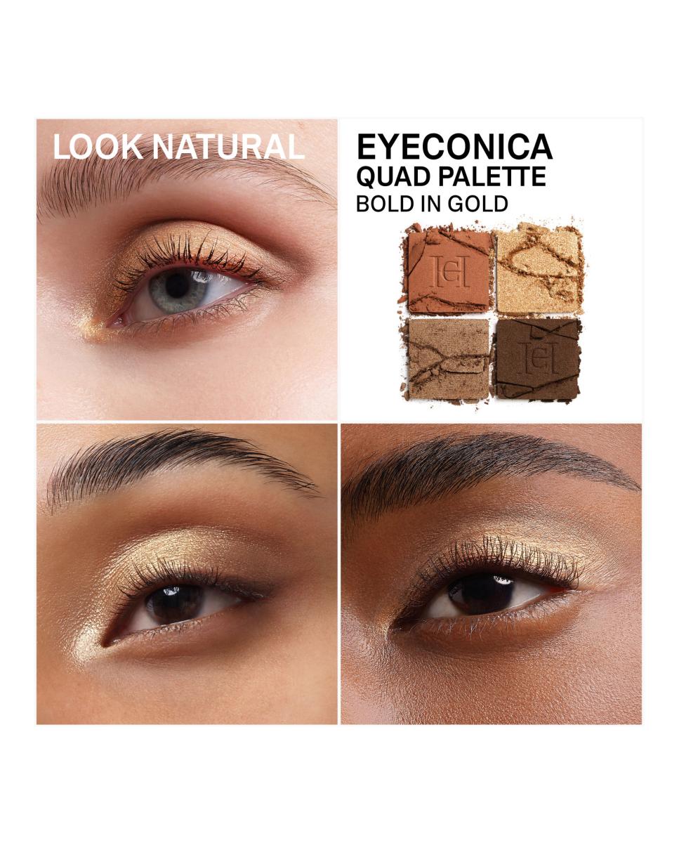 Eyeconica Quad Palette Paleta De Sombras - 01 Bold in Gold 4,5 g 01 Bold in Gold-6