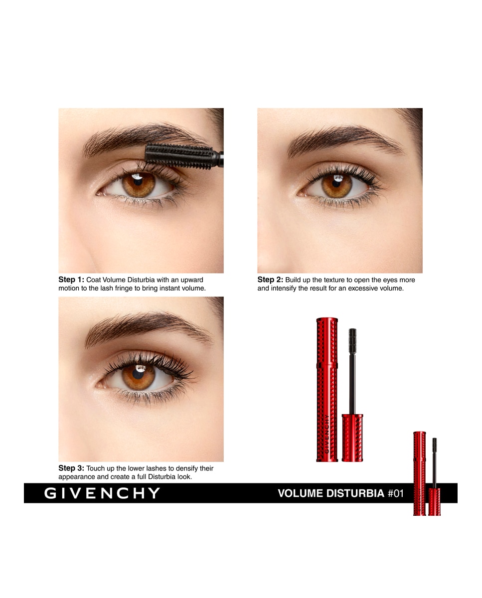 Máscara de pestañas Volume Disturbia Givenchy - Negro N1 8 g Negro N1-4