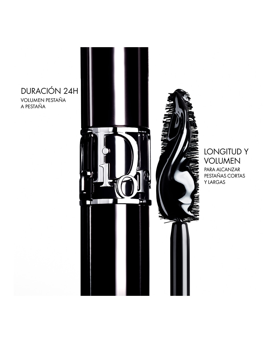 Diorshow Máscara volumen a medida 24 horas - definición pestaña a pestaña - fórmula con tratamiento - 90 % de ingredientes de origen natural - 798 Brown 798 Brown-3