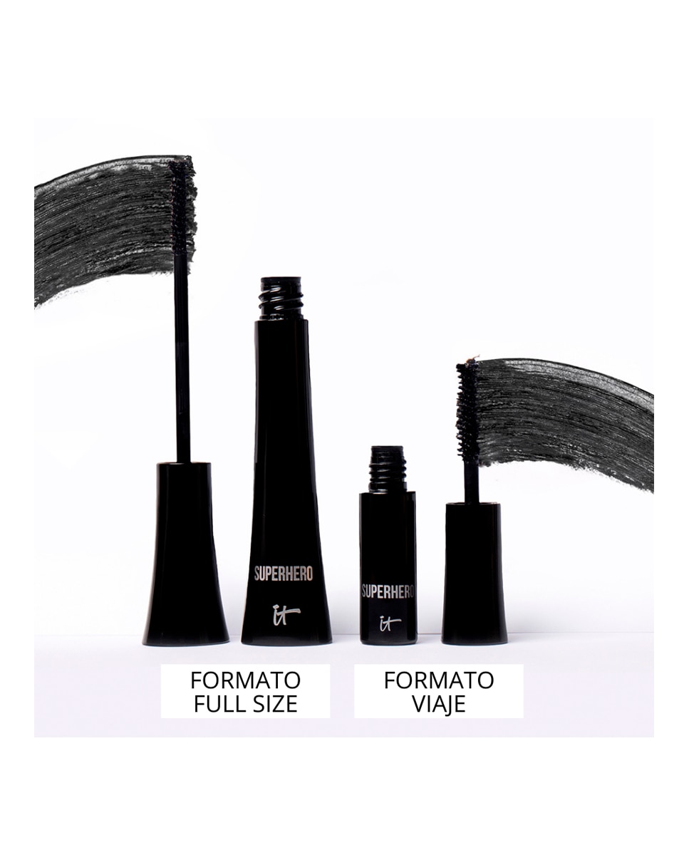 Máscara De Pestañas Volumen y Longitud Superhero IT Cosmetics - Black 9 ml Black-7