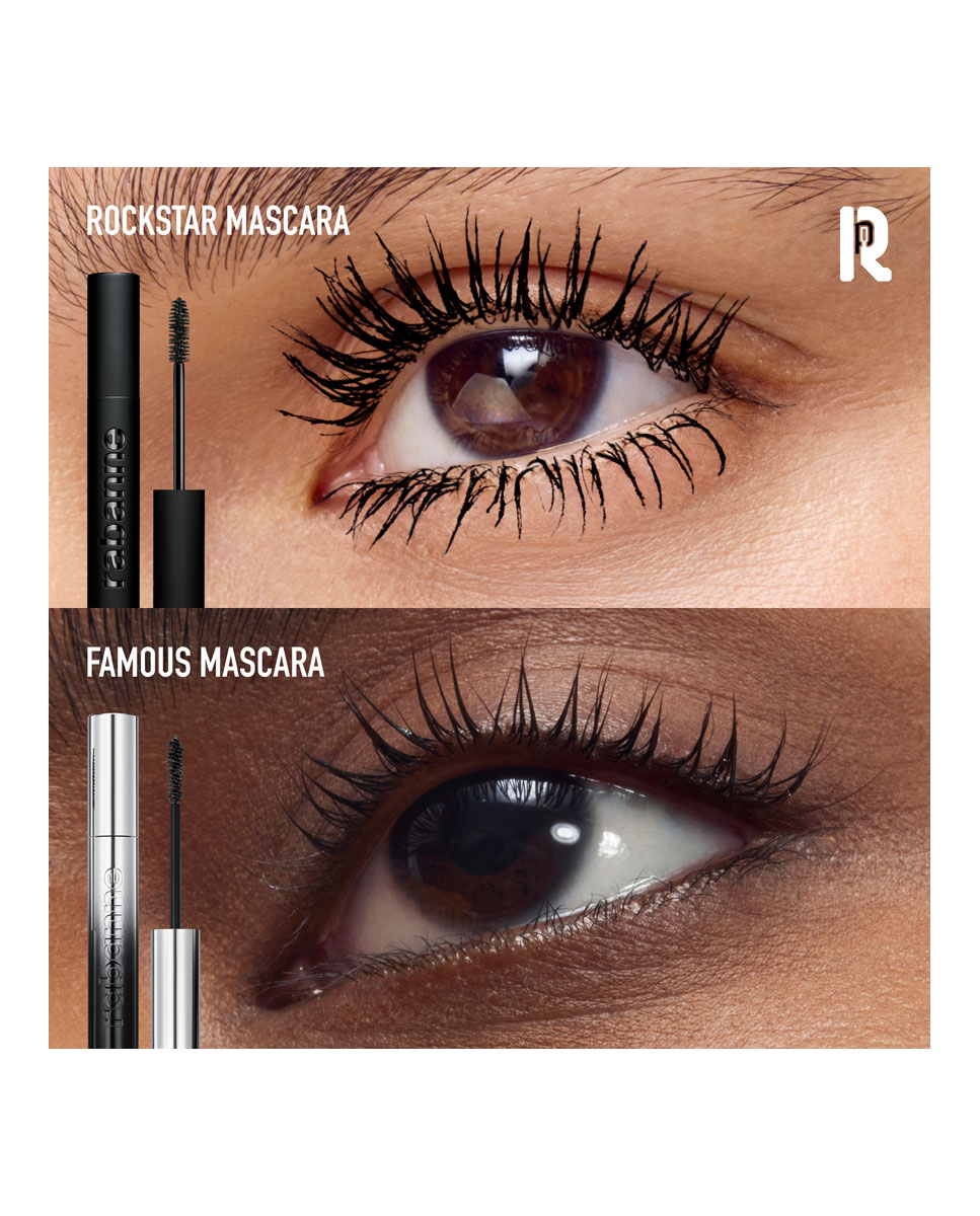 Máscara de Pestañas Rockstar 8 ml Rabanne - Deep Black 4,5 ml Deep Black-6