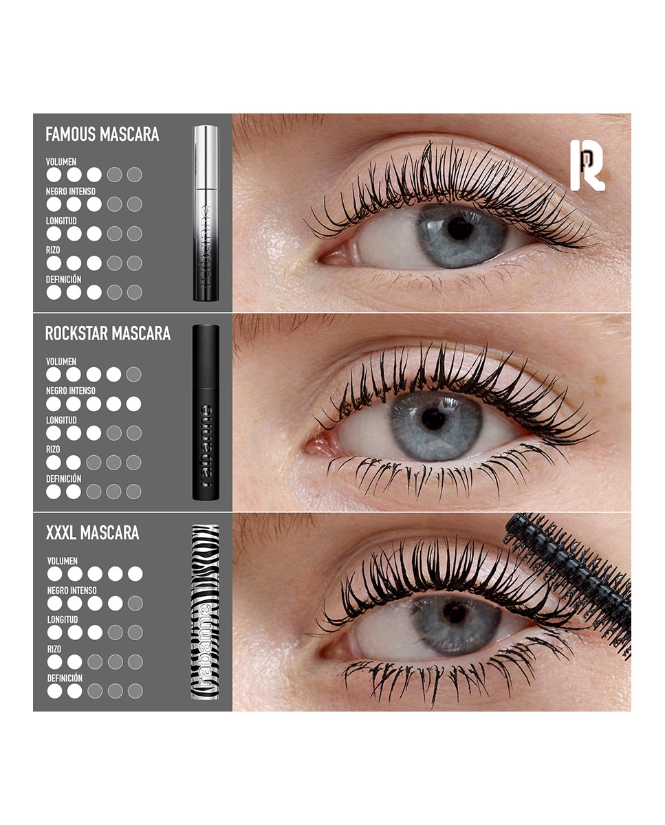 Máscara de Pestañas Eyephoria XXXL Extreme Volume and Lash-Boosting Sérum 10 Ml Rabanne - 10 ml 11