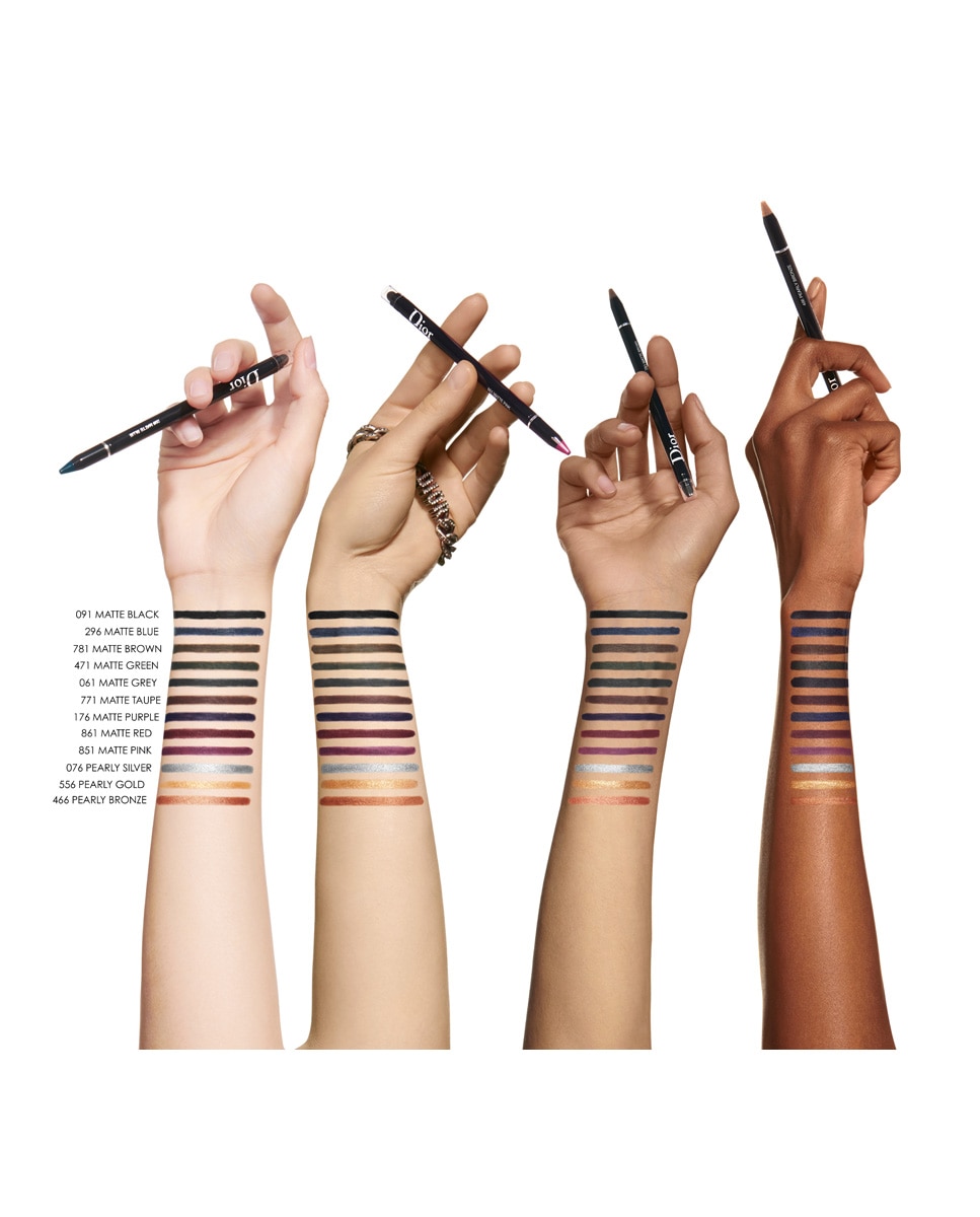 Eyeliner - lápiz de ojos waterproof - 24 h* de duración - color y fluidez intensos - 861 Matte red 861 Matte red-3