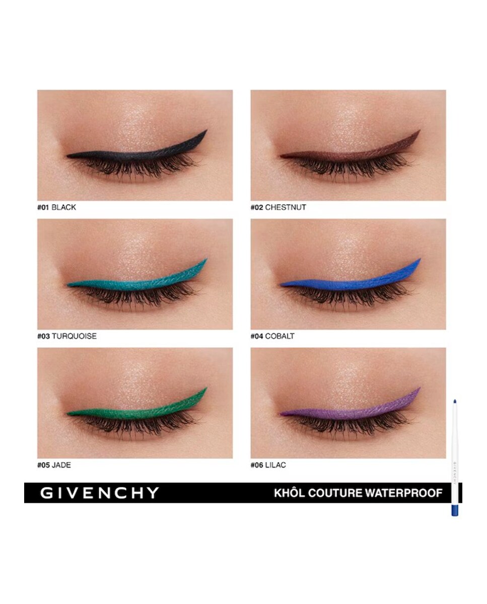 Delineador de ojos Khol Couture waterproof Givenchy N3 TURQUOISE R1-5