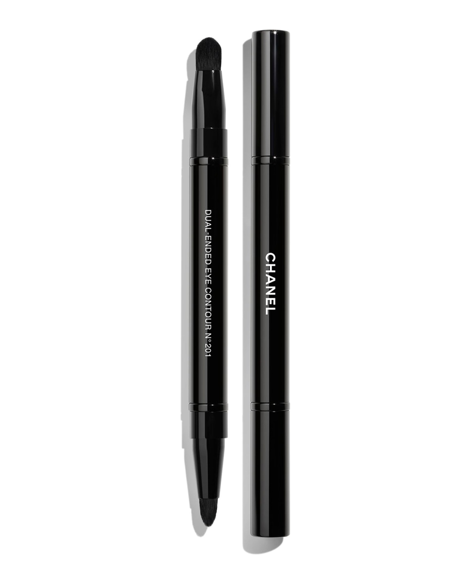 Pinceau Duo Contour Yeux Rétractable N°201 Pincel Dúo Retráctil Para El Contorno De Los Ojos 1