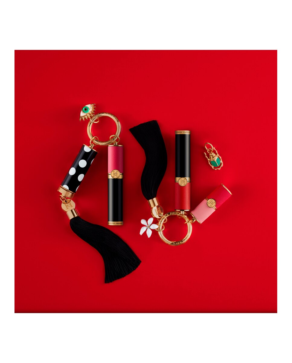 Accesorio Borla Colgante Carolina Herrera - Rojo Rojo-4