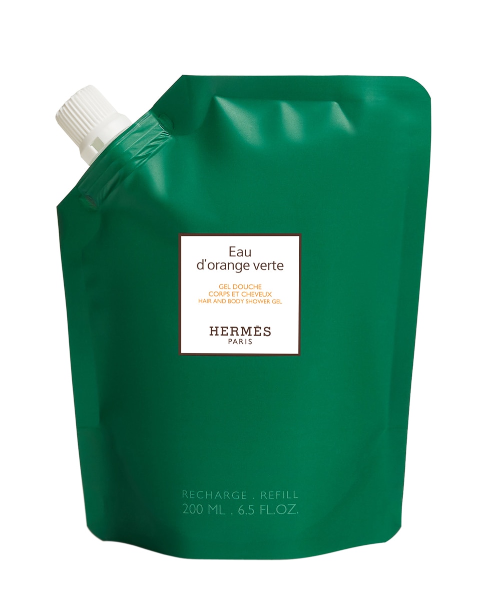 Hermès - Recarga Gel de ducha para cuerpo y cabello Eau d'Orange Verte 200 ml Hermès.