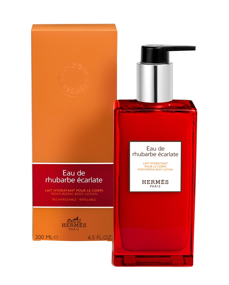 Leche corporal hidratante Eau de Rhubarbe Écarlate Hermès 200 ml